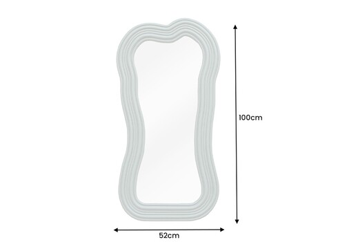 Peegel ALICE salveiroheline, 52x3xH100 cm