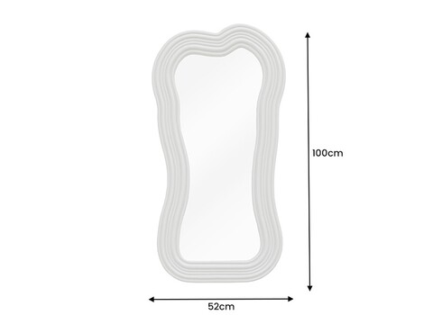 Peegel ALICE beež, 52x3xH100 cm