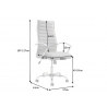 Kontoritool BIG DEAL hall, 57x61xH107-117 cm