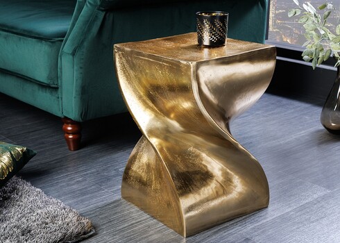 Abilaud TWIST kuldne, 30x30xH45 cm