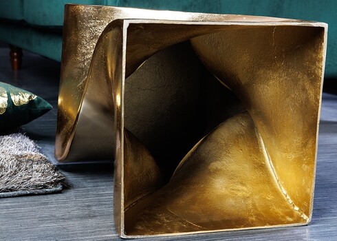 Abilaud TWIST kuldne, 30x30xH45 cm