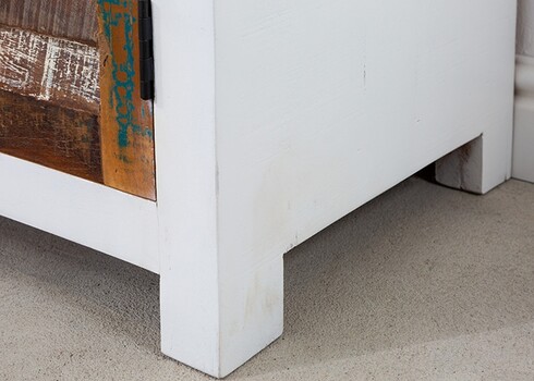 Kummut JAKARTA valge / pruun, 160x45xH92 cm