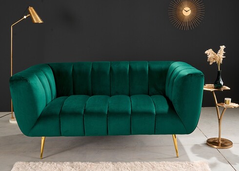 Diivan NOBLESSE smaragdroheline, 165x90xH80 cm