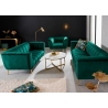 Diivan NOBLESSE smaragdroheline, 165x90xH80 cm