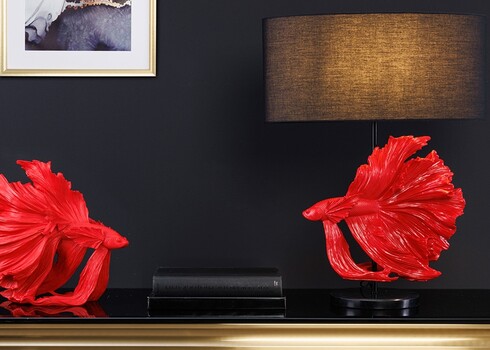 Lauavalgusti CROWNTAIL punane / must, 50x50xH64 cm