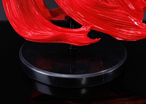 Lauavalgusti CROWNTAIL punane / must, 50x50xH64 cm