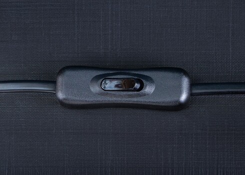 Lauavalgusti CROWNTAIL punane / must, 50x50xH64 cm