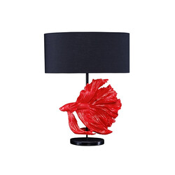 Lauavalgusti CROWNTAIL punane / must, 50x50xH64 cm