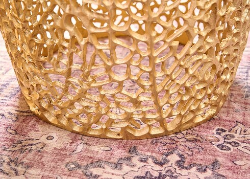 Abilaudade komplekt LEAF kuldne / akaatsia, 2 tk