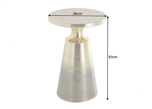 Diivanilaud ABSTRACT kuldne, 38x38xH57 cm