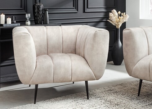 Tugitool NOBLESSE beež, 105x90xH80 cm