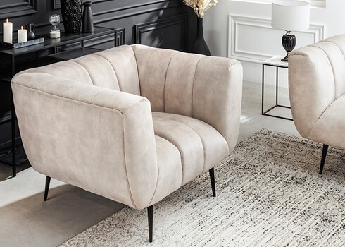 Tugitool NOBLESSE beež, 105x90xH80 cm