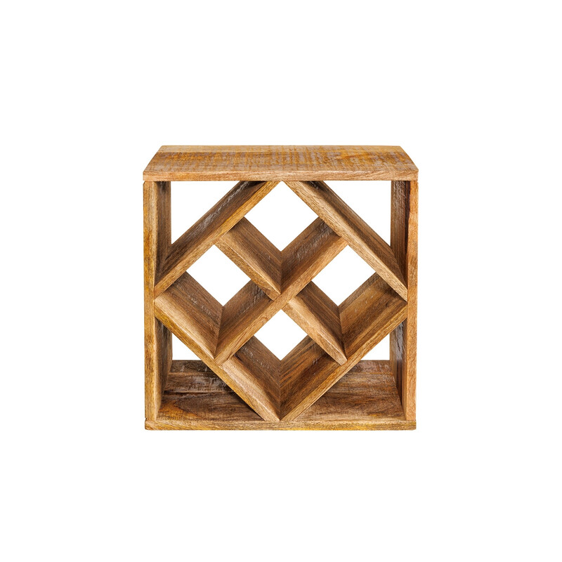 Veiniriiul CUBUS mango, 40x25xH40 cm
