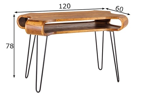 Kirjutuslaud ORGANIC LIVING sheesham, 120x60xH75 cm