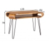 Kirjutuslaud ORGANIC LIVING sheesham, 120x60xH75 cm