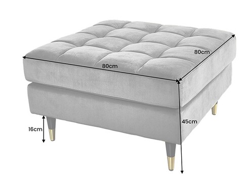 Tumba COSY hall, 80x80xH45 cm