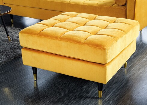 Tumba COSY kollane, 80x80xH45 cm