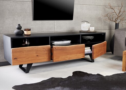 Tv-alus ORGANIC LIVING akaatsia, 140x40xH50 cm