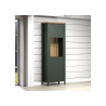 Vitriinkapp STANTON roheline / tamm, 69x39xH198 cm