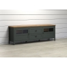 Tv-alus STANTON roheline / tamm, 184x45xH64 cm