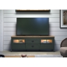 Tv-alus STANTON roheline / tamm, 184x45xH64 cm