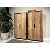 Kapp TOMAR naturaalne pruun, 100x40xH195 cm