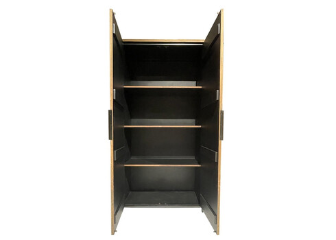 Kapp TOMAR naturaalne pruun, 100x40xH195 cm