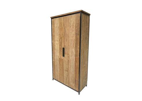 Kapp TOMAR naturaalne pruun, 100x40xH195 cm
