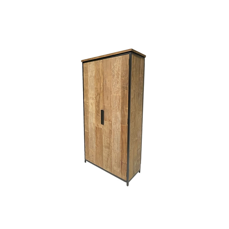 Kapp TOMAR naturaalne pruun, 100x40xH195 cm