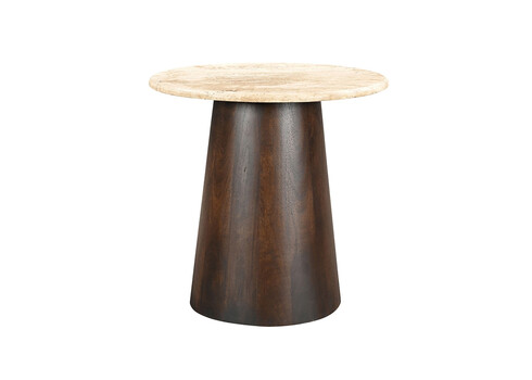 Diivanilaud VALENTINO beež / tumepruun, 45x45xH46 cm