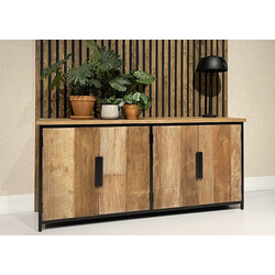 Kummut TOMAR naturaalne pruun, 185x40xH85 cm