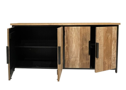 Kummut TOMAR naturaalne pruun, 185x40xH85 cm