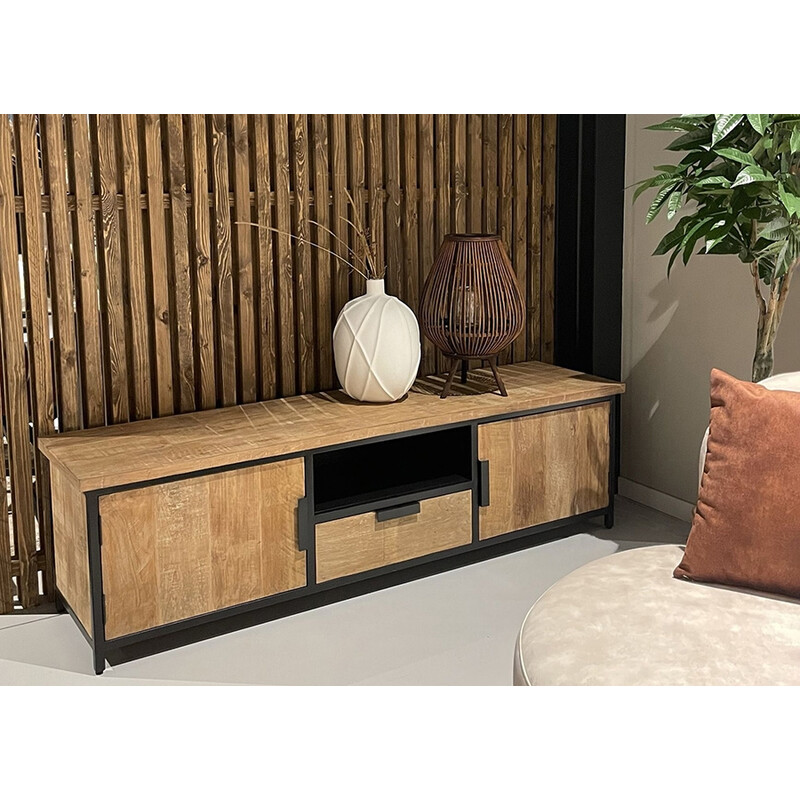 Tv-alus TOMAR naturaalne pruun, 180x40xH50 cm