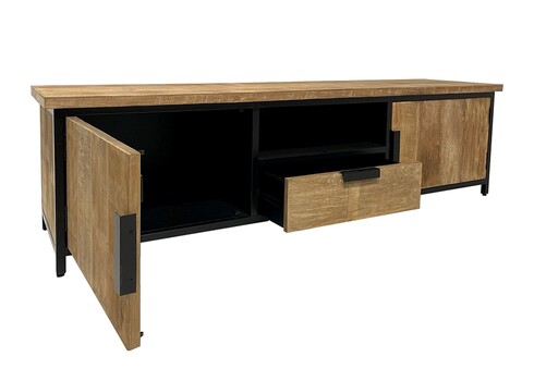 Tv-alus TOMAR naturaalne pruun, 180x40xH50 cm