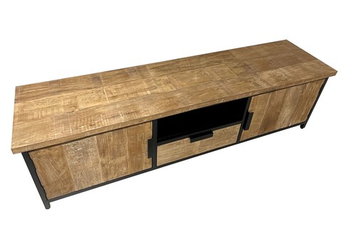 Tv-alus TOMAR naturaalne pruun, 180x40xH50 cm