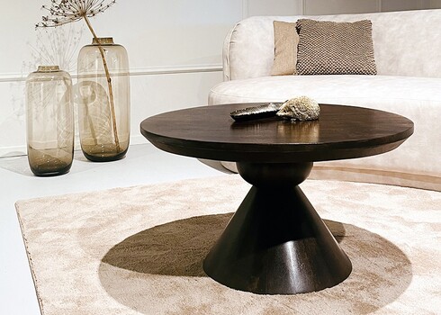 Diivanilaud BALTHO tumepruun, 80x80xH45 cm