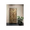 Kapp BROOKLYN naturaalne puit / must, 100x43xH150 cm