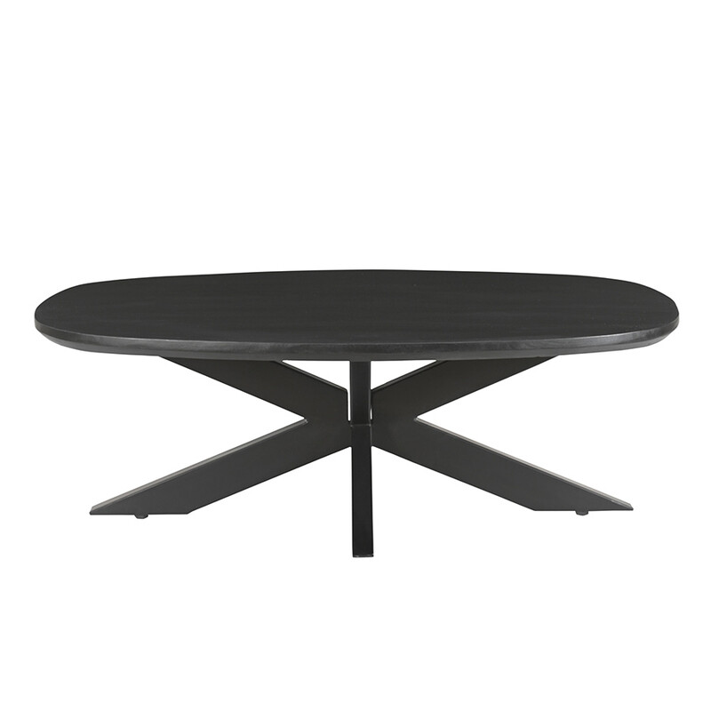 Diivanilaud JESPER must, 120x75xH40 cm