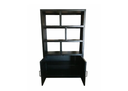 Kapp-riiul JAXX must, 120x45xH200 cm