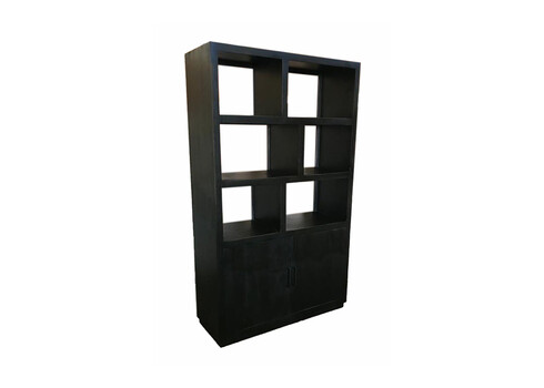 Kapp-riiul JAXX must, 120x45xH200 cm