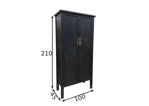 Kapp LOES must, 100x45xH210 cm