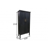 Kapp LOES must, 100x45xH210 cm