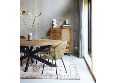 Kapp ANNA naturaalne puit, 87x38xH116 cm