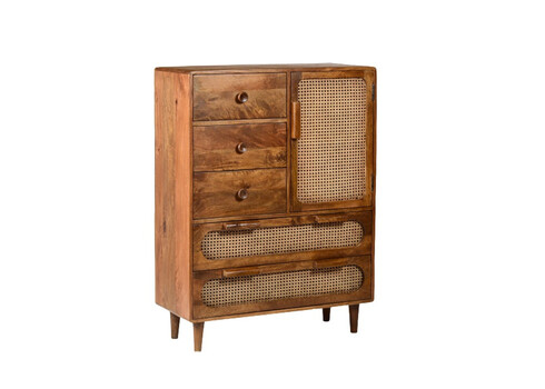 Kapp ANNA naturaalne puit, 87x38xH116 cm