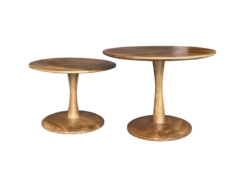 Diivanilaud VIVIAN naturaalne puit, 50x50xH45 cm