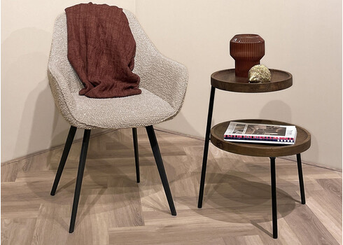 Abilaud RUBY naturaalne puit, 45x45xH60 cm