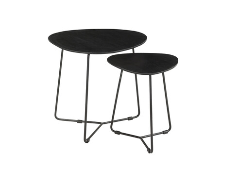 Diivanilaudade komplekt IVY must, 2 tk