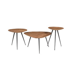 Diivanilaudade komplekt LOUA naturaalne puit, 3 tk