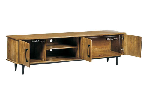 Tv-alus ELIAS naturaalne pruun, 200x45xH55 cm