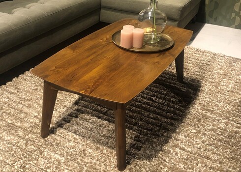 Diivanilaud ELIAS naturaalne puit, 110x60xH42 cm